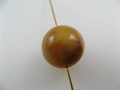 画像2: Vintage Faux Stone Marble Ball Beads 4個入り