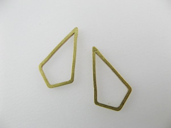 画像1: BRASS Diamond Ring 2個いり (1)