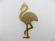 画像1: Brass Plate Flamingo (1)