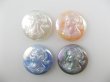 画像1: Vintage Plastic Round AB Cameo (左) (1)