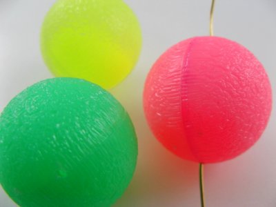 画像2: Vintage Plastic Hollow Big Ball Beads【NEON】