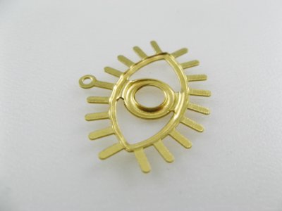 画像2: Brass Plate Eye 2個入り