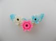 画像1: Vintage 3-Flowers Cabochon   (1)