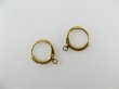 画像1: Brass Leverback Pierce 1ペア (1)
