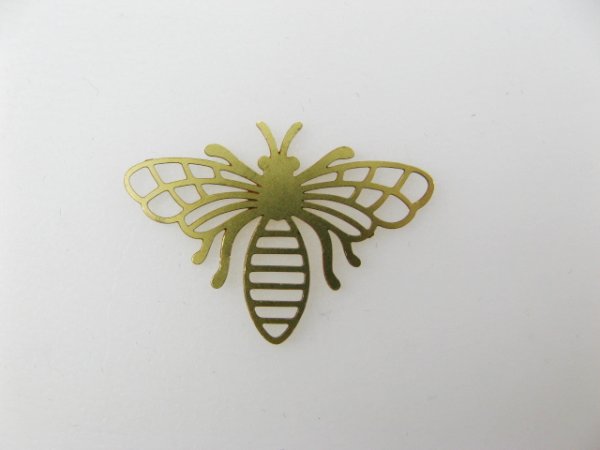 画像1: Brass Plate Bee (L) (1)