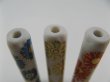 画像2: Vintage Ceramic Flower Tube Beads (2)