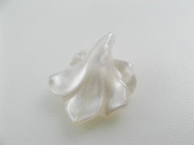 画像3: Plastic Clear Flower Drop Beads 