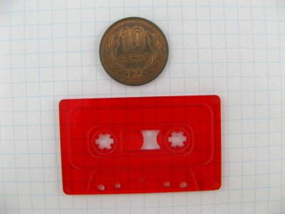画像1: Laser cut acrylic Cassette Tape