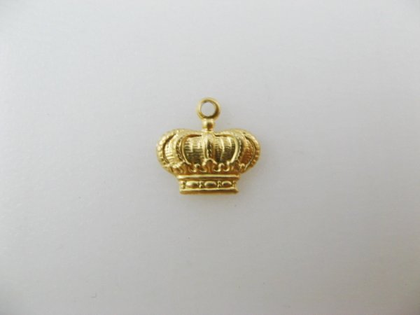 画像1: BRASS Mini Crown 2個入り (1)
