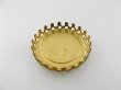 画像1: Brass Crown Round Setting 22mm (1)