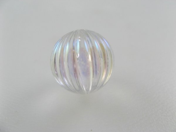 画像1: Vintage Acrylic AB Melon Beads (M) (1)