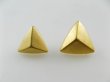 画像1: Plastic Gold Triangle Button (1)
