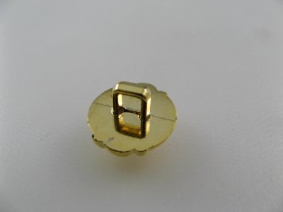 画像2: Plastic Gold Bow Button