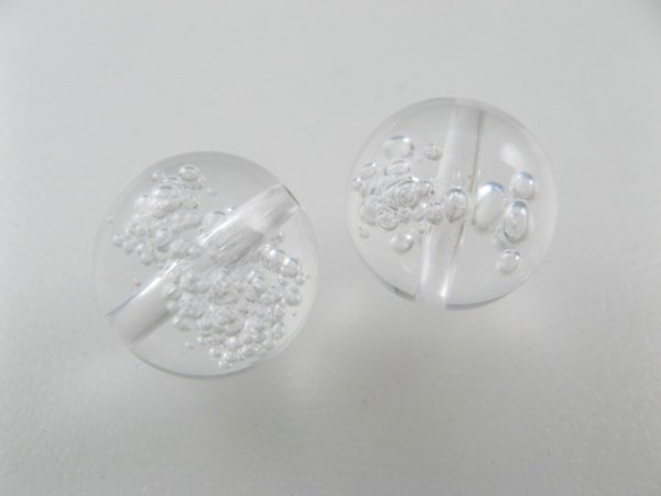 画像1: Plastic Bubbles Ball Beads 2個入り (1)