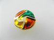 画像1: Vintage Plastic Gold Tricolor Button (1)