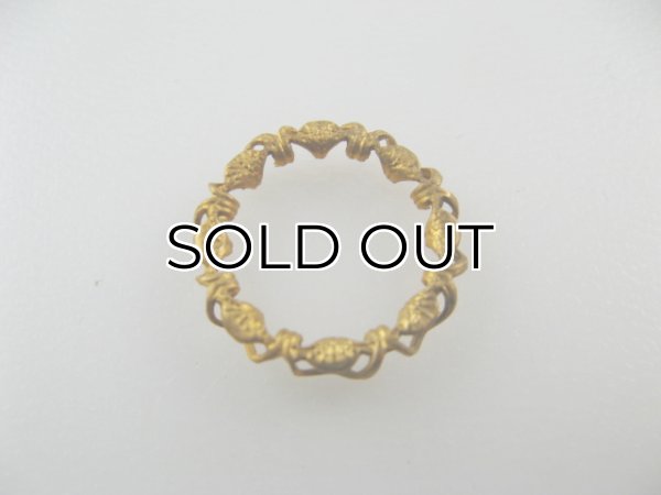 画像1: BRASS Filigree Wreath (1)