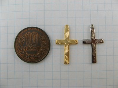 画像1: Vintage Metal Cross 【Cut】