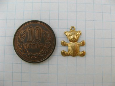 画像1: BRASS Teddy Bear (L)