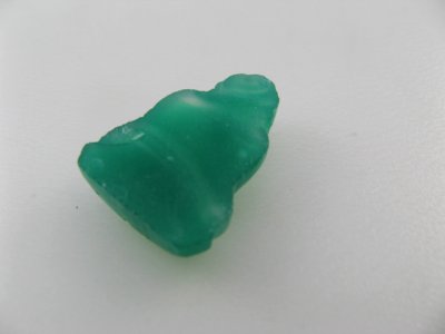 画像2: Vintage Glass Jade "Buddha" Cabochon【II】