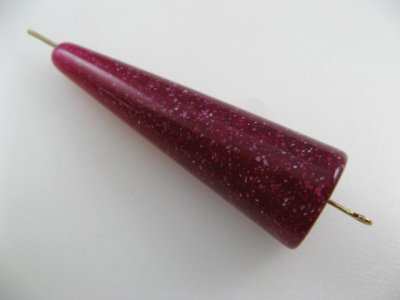 画像2: Vintage Plastic Glitter Big Corn Beads 
