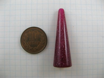 画像1: Vintage Plastic Glitter Big Corn Beads 