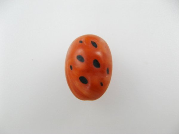 画像1: Vintage Plastic Leo+Marbled Beads (1)