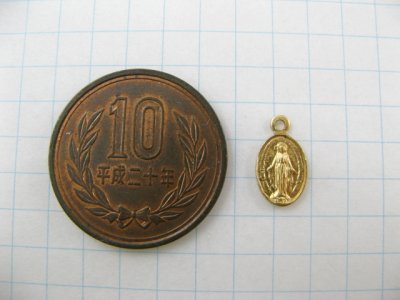 画像1: Brass Tiny Religious Charm