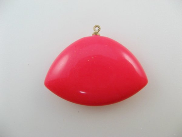 画像1: Vintage Lucite Pink Charm (1)