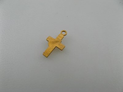 画像2: Brass Tiny Cross with Hand