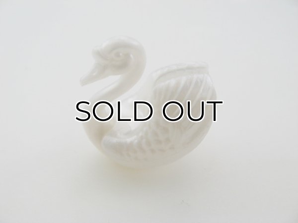 画像1: Swan Miniature Topper【Pearl】 (1)