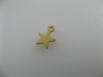 画像2: BRASS Diamond-cut Tiny STARS 2個入り