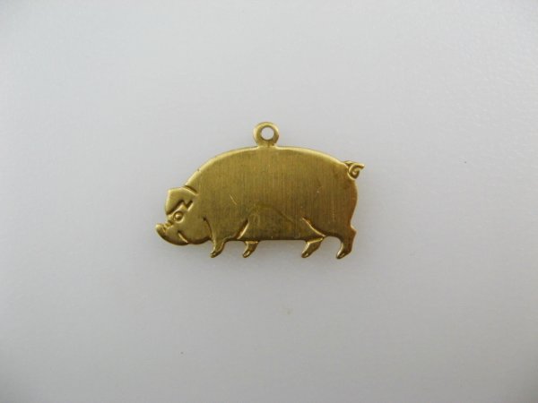 画像1: BRASS FLAT PIG (1)