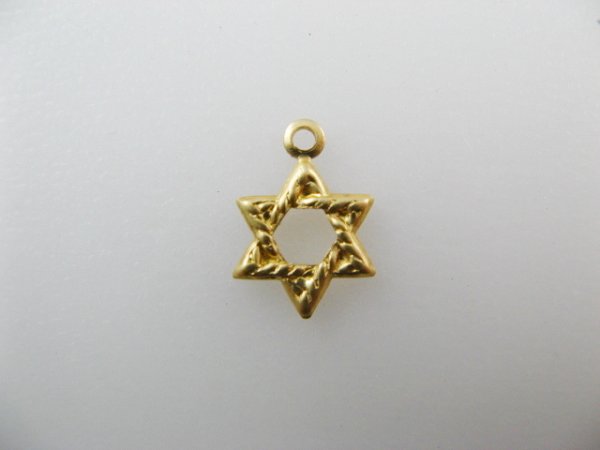 画像1: BRASS Tiny Star of David 2個入り (1)