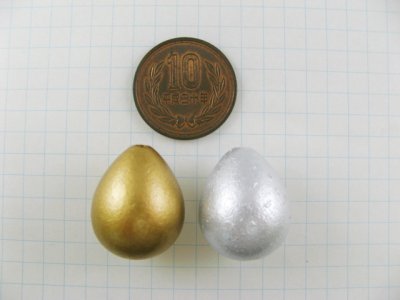 画像1: Vintage Matte Metal drop Beads(L)