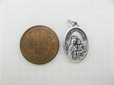 画像1: Silver Virgin of Carmel Medal