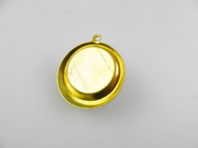 画像2: Vintage Glass Bullseye-Dome charm