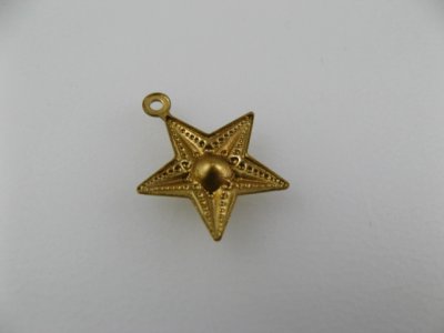 画像2: Brass STAR+AB Stone