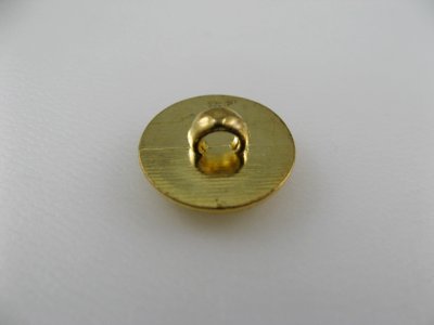 画像2: Vintage Plastic Gold Black Swirl Button