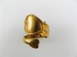 画像2: Brass Spoon-Handle Ring (2)