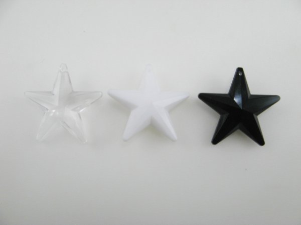 画像1: Vintage Plastic Faceted Star Charm (1)