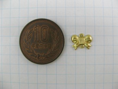 画像1: BRASS Bow Connector 2個入り