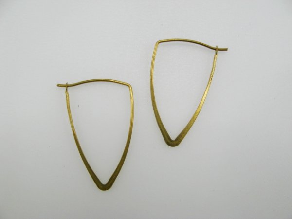 画像1: Brass Wire Pierce ▼ 1ペア (1)