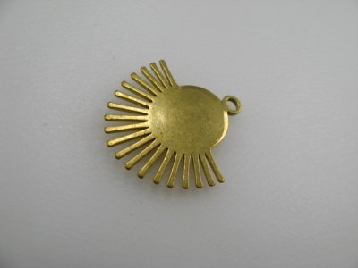 画像2: BRASS Sunlight Oval Setting 8*6mm