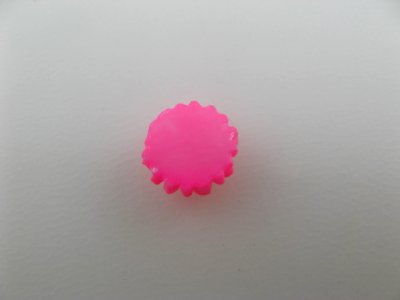 画像2: Vintage Metallic Pink Daisy Cabochon
