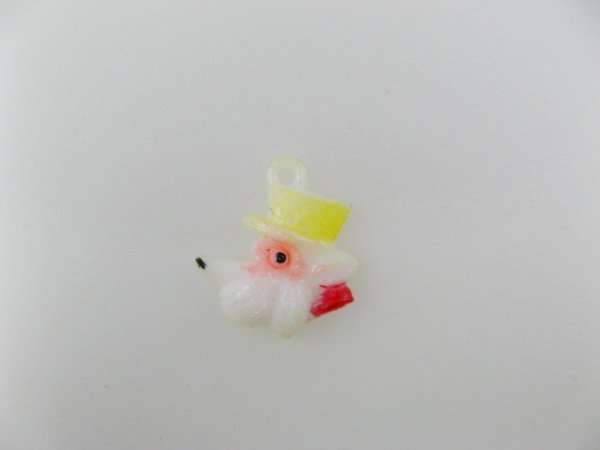 画像1: Vintage Hat-Dog cabochon (1)