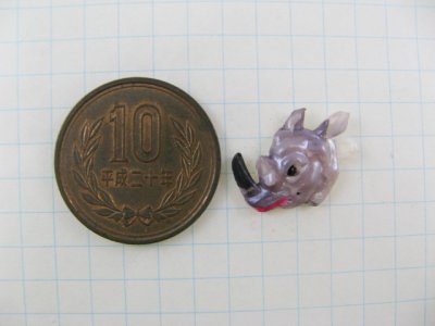 画像1: Vintage Rhinoceros cabochon