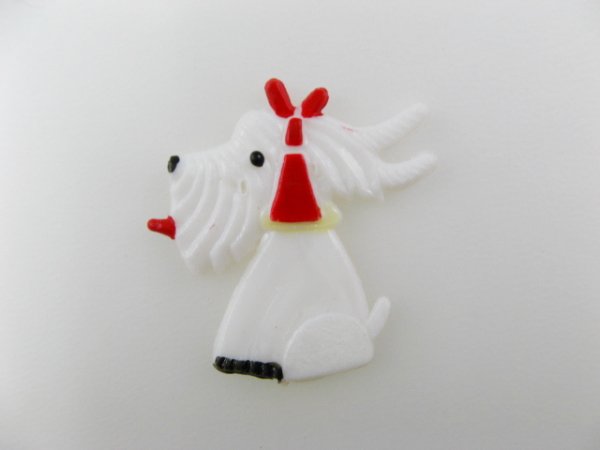 画像1: Vintage Turban WH/Terrier Cabochon (1)