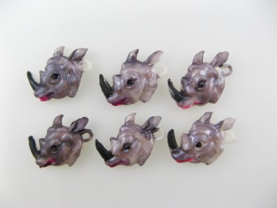 画像2: Vintage Rhinoceros cabochon