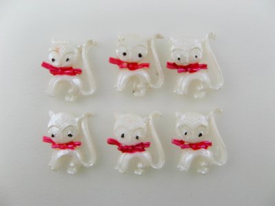 画像2: Vintage W/Cat cabochon