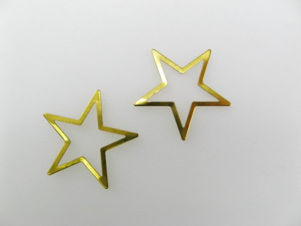 画像1: Brass Plate STAR 2個入り (1)